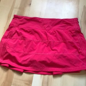 Lululemon Size 6 Skort Pink
